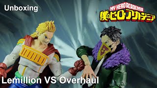 Unboxing Mirio Togata Lemillion vs Kai Chisaki Overhaul McFarlane Toys  My Hero Academia [upl. by Gnohc]