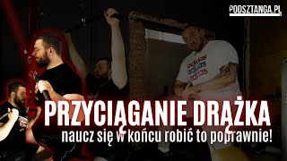 Przyciąganie drążka 20  najlepsze ćwiczenie na szerokie plecy  Podsztangapl [upl. by Aizek]