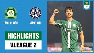 Highlights Bình Phước  Bà Rịa Vũng Tàu  Công Phượng gánh team rượt đuổi như phim hành động [upl. by Sunderland37]