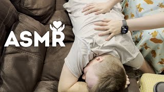 ASMR Relaxing Back Massage to Ease Tensions  Back Shoulder Neck and Head  No Talking [upl. by Aser532]