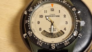 haw to change battery on timex T45181 [upl. by Misab]