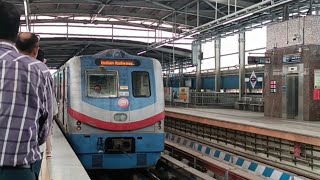 Dakshineswar to Rabindra Sadan Metro Station Journey metrorailway metrorails metro metrotravel [upl. by Emyaj34]