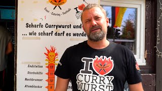 Deutsche ImbissKultur in Hamburg Die schärfste Currywurst Deutschlands [upl. by Anisor]