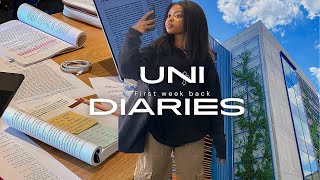 Uni Diaries First week back at campus creating content unboxing [upl. by Ihcego]