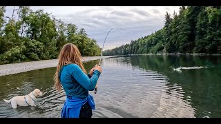 Trout Fishing Washington CATCH and COOK  BAD ASH OUTDOORS [upl. by Lomaj]