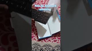 New hp keyboard unboxing [upl. by Noyar681]