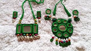 Diy hand made treditional jewellery making ideas ll treditional necklace design ll [upl. by Healy]