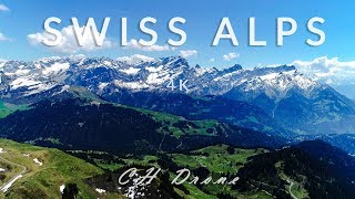 SWISS ALPS 4K ULTRAHD DRONE VIDEO [upl. by Bay706]