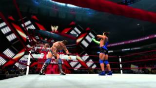 Santino Marella hits his finisher in WWE 13 Official [upl. by Inaflahk]