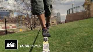 Slacklining Tips How to Slackline  REI [upl. by Nidya]