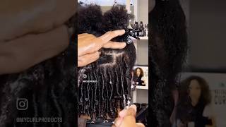 Coil comb Twist natural hair using My Curl products [upl. by Sarah]