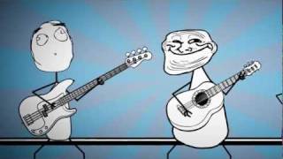 Rage Faces Song  Fat and Alone Troll Face Me Gusta Normal Guymp4 [upl. by Sutsuj]