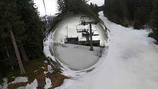 The longest and slowest ski lift Ive ever been on  JOUTY  Megeve Feb 2024 [upl. by Guinn308]