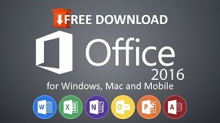 How to download Microsoft Office 2016 for free [upl. by Stedmann]