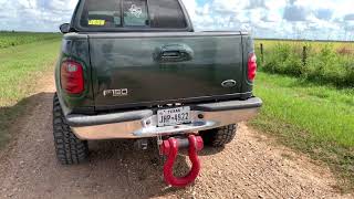 2003 f150 5 inch lift with 35s and 2 inch wheel spacers [upl. by Lianna]