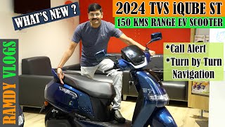 150 km Real world Range 2024 TVS iQube ST Variant Detailed Tamil Review  51 kWH LiIon Battery [upl. by Borrell]