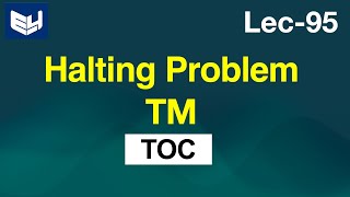 halting problem  Turing MachineTM  TOC  Lec95  Bhanu Priya [upl. by Okimuy]