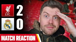 FINALLY LIVERPOOL 20 REAL MADRID  MAYCH REACTION [upl. by Niamreg]