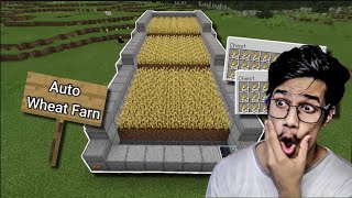 BEST 120 AUTOMATIC WHEAT FARM TUTORIAL in Minecraft Bedrock MCPEXboxPS4Nintendo SwitchPC 2024 [upl. by Conger237]