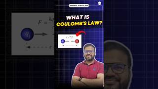 Coulombs Law Explained with Examples physics shorts neet2024 [upl. by Ellatsirhc]