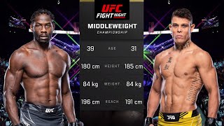 Jared Cannonier vs Caio Borralho Full Fight  UFC Fight Of The Night [upl. by Asoj]