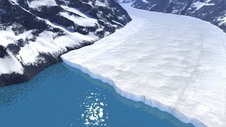 Animation How a Glacier Melts [upl. by Lavina]