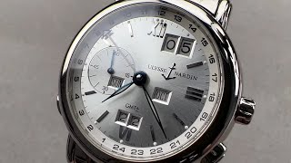 Ulysse Nardin GMT  Perpetual 3202231 Ulysse Nardin Watch Review [upl. by Evadnee202]