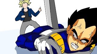 SSJ Gaming Animated Trunks vs Vegeta [upl. by Dill]