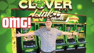 Clover Links Progressives at Harrahs Cherokee Casino cloverlink slots [upl. by Chrisman759]