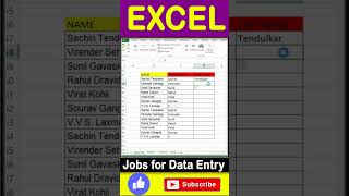 NAME SEPARATE IN EXCEL EXCEL EXCELTIPS MSOFFICE ACOUNTING TALLY EXCELTRICKS PPT SPREADSHEETS [upl. by Atinad683]