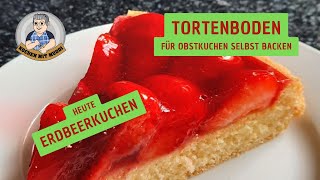 Tortenboden für Erdbeerkuchen selbst backen [upl. by Salisbarry638]