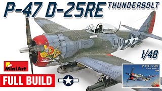 P47 D25RE Thunderbolt Miniart 148 [upl. by Bushweller454]