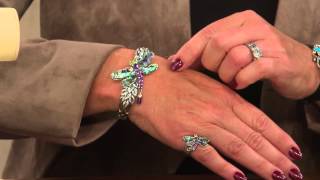 Carolyn Pollack Abalone Doublet amp Gemstone Dragonfly Ring with Nancy Hornback [upl. by Kristen787]