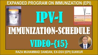 IPVI IMMUNIZATION SCHEDULE FOR ROUTINE IMMUNIZATION VIDEO15 [upl. by Rramaj837]