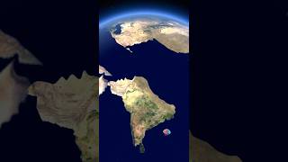 How the Himalayas formed  A Collision of Continents continentaldrift vfx himalayas formation [upl. by Kieger]