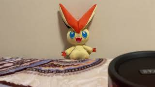 Victini sings Pokemon HeartGold Cianwood City [upl. by Ecnadnak]