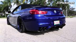 Vorsteiner BMW M6 with Akrapovic exhaust [upl. by Solim128]