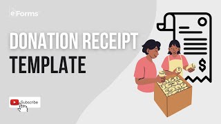 Donation Receipt Template EXPLAINED [upl. by Dore]