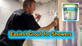 Easiest Grout for Showers  Spectralock1  PLAN LEARN BUILD [upl. by Saucy862]