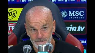 Conferenza mister Pioli post Genoa Milan 0 1  07102023 [upl. by Belita]