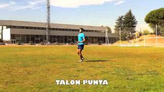 Personal Running  TÉCNICA DE CARRERA Talón puntam4v [upl. by Anirahs461]