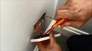 How to Change an Electrical Socket  UK [upl. by Gautious529]