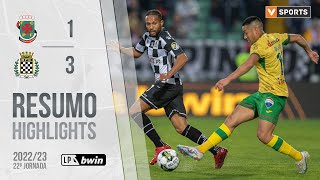 Highlights  Resumo Paços de Ferreira 13 Boavista Liga 2223 22 [upl. by Airual]