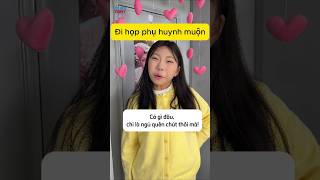 Chị gái đi họp phụ huynh muộn shotrs funny haihuoc comedy [upl. by Lepp]