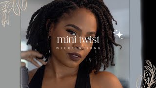 Mini Twist Bob  w Added Hair [upl. by Jaime]