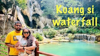 Vizag to Laos Part 6  Kuang Si Waterfalls [upl. by Miru647]