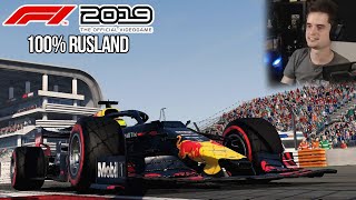 INTENSE 100 RACE OP RUSLAND  F1 2019 Online Multiplayer [upl. by Giarg612]