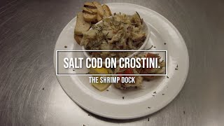 SALT COD ON CROSTINI [upl. by Janus]