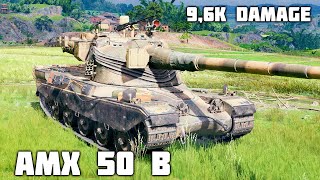 AMX 50 B WoT – 5Kills 96K Damage [upl. by Ahsied]