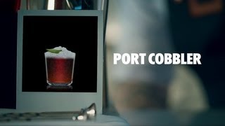 PORT COBBLER DRINK RECIPE  HOW TO MIX [upl. by Maurilia]